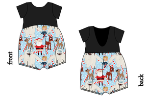 Reindeer Games Low Back Romper and Bubble Romper