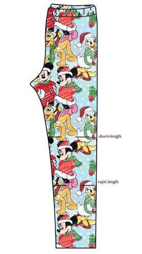 Mickey Wonderland Basic Leggings
