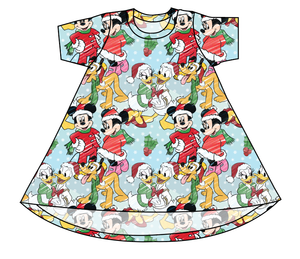 Mickey Wonderland Basic T-Shirt Dress