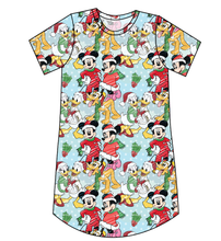 Load image into Gallery viewer, Mickey Wonderland Ladies&#39; T-Shirt Dress