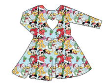 Load image into Gallery viewer, Mickey Wonderland Molly Heart Back Twirly Dress