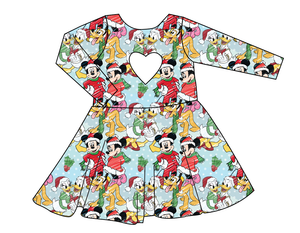 Mickey Wonderland Molly Heart Back Twirly Dress