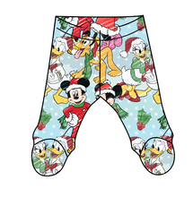 Load image into Gallery viewer, Mickey Wonderland Newborn Footed Pants