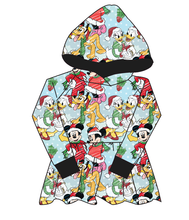 Load image into Gallery viewer, Mickey Wonderland Peplum Hoodie (or Crewneck)