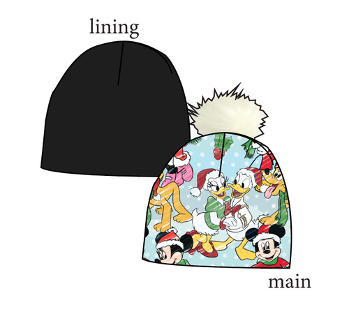 Mickey Wonderland Slouchy Beanie (Reversible!)