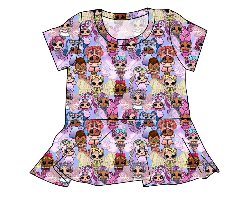Mystical Surprise Ladies' Peplum Top