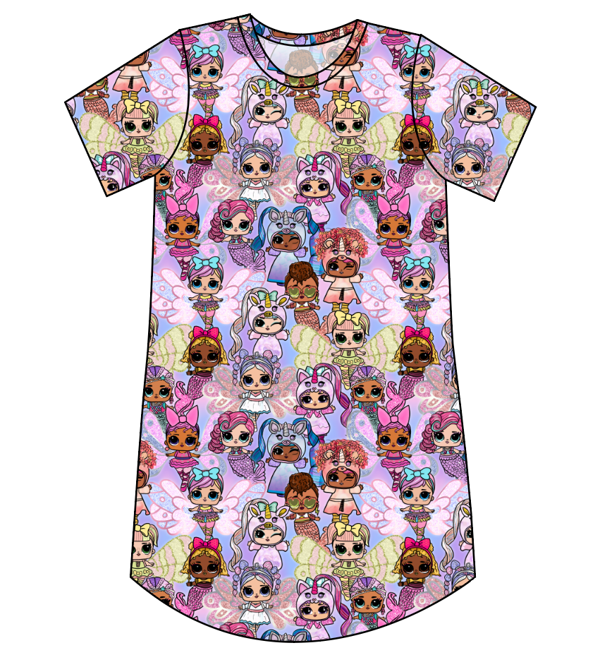 Mystical Surprise Ladies' T-Shirt Dress