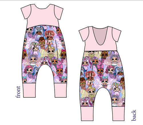 Mystical Surprise Low Back Romper and Bubble Romper
