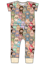 Load image into Gallery viewer, Keychain Cuties Bennett Pants and Shorts Length T-Shirt Romper