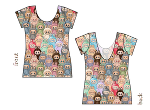 Keychain Cuties Ladies' Low Back Ballerina Tee