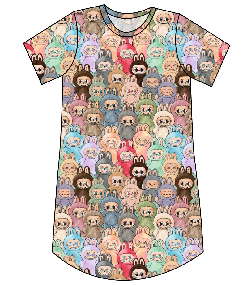 Keychain Cuties Ladies' T-Shirt Dress