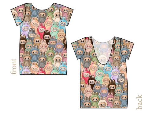 Keychain Cuties Low Back Ballerina Tee