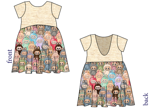 Keychain Cuties Low Back Dress