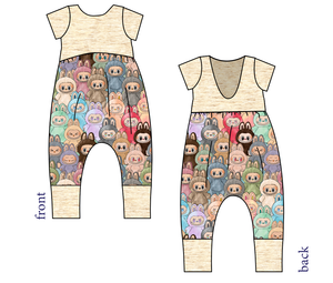 Keychain Cuties Low Back Romper and Bubble Romper