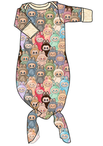 Keychain Cuties Newborn Knotted Gown