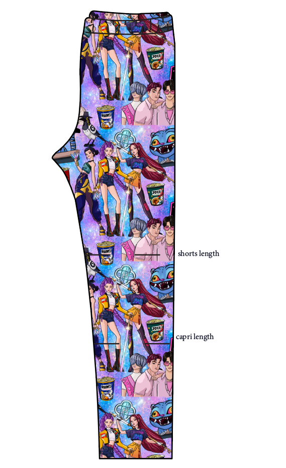 Hunters and Demons Basic Leggings