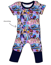 Load image into Gallery viewer, Hunters and Demons Grow With Me Pants And Shorts Romper