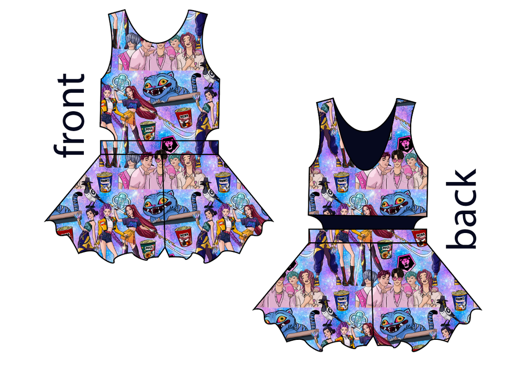 Hunters and Demons Kids Playsuit