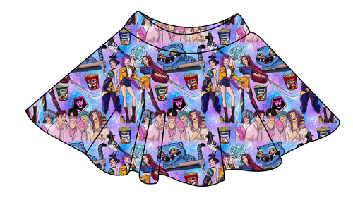 Hunters and Demons Ladies' Circle Skirt