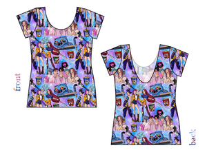 Hunters and Demons Ladies' Low Back Ballerina Tee