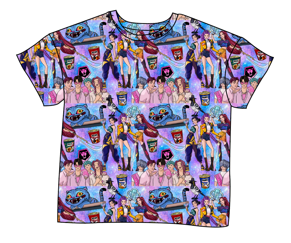 Hunters and Demons Ladies' Oversized Tee