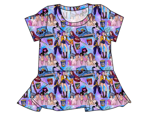 Hunters and Demons Ladies' Peplum Top
