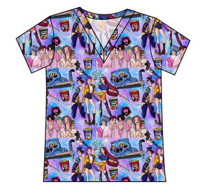 Hunters and Demons Ladies' Slouchy V-Neck Tee