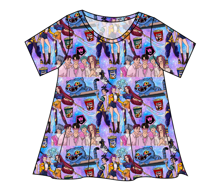 Hunters and Demons Ladies' Swing Tee