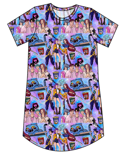 Hunters and Demons Ladies' T-Shirt Dress