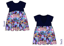 Load image into Gallery viewer, Hunters and Demons Low Back Dress