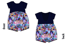 Load image into Gallery viewer, Hunters and Demons Low Back Romper and Bubble Romper