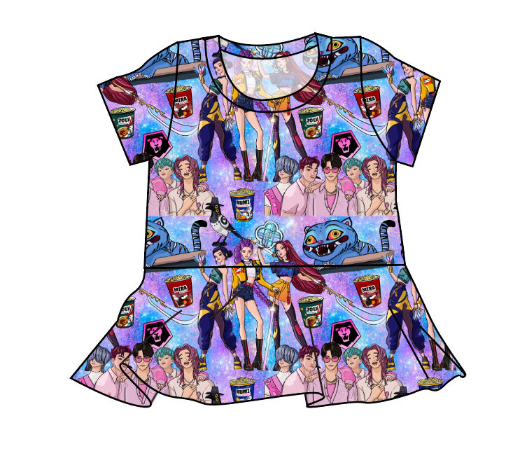 Hunters and Demons Peplum Top