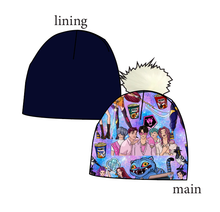 Load image into Gallery viewer, Hunters and Demons Slouchy Beanie (Reversible!)