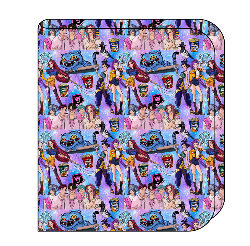 Hunters and Demons Swaddle Blanket