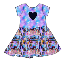 Load image into Gallery viewer, Hunters and Demons Molly Heart Back Twirly Dress