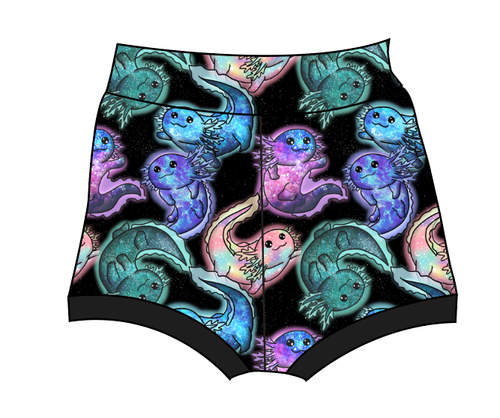 Galaxy Axolotl Bummies