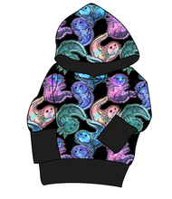 Load image into Gallery viewer, Galaxy Axolotl Grow With Me Hoodie (or Crewneck)