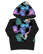 Load image into Gallery viewer, Galaxy Axolotl Grow With Me Hoodie (or Crewneck)