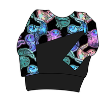 Load image into Gallery viewer, Galaxy Axolotl Grow With Me Hoodie (or Crewneck)