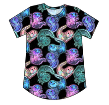 Load image into Gallery viewer, Galaxy Axolotl Ladies&#39; Relaxed Tee