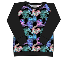 Load image into Gallery viewer, Galaxy Axolotl Ladies&#39; Classic Crewneck