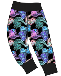 Galaxy Axolotl Ladies' Joggers and Jogger Shorts