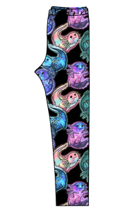 Galaxy Axolotl Ladies' Lounge Leggings
