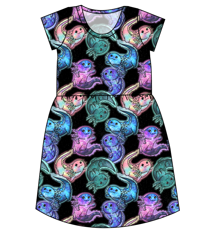 Galaxy Axolotl Ladies' Play Dress