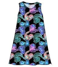 Load image into Gallery viewer, Galaxy Axolotl Ladies&#39; Swing Dress