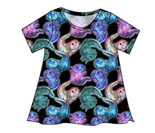 Load image into Gallery viewer, Galaxy Axolotl Ladies&#39; Swing Tee