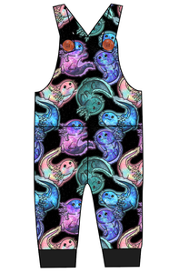 Galaxy Axolotl Overalls and Shortalls
