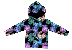 Galaxy Axolotl Oversized Hoodie
