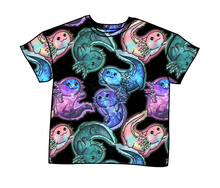 Load image into Gallery viewer, Galaxy Axolotl Oversized Tee