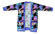Load image into Gallery viewer, Galaxy Axolotl Kids Grandpa Cardigan